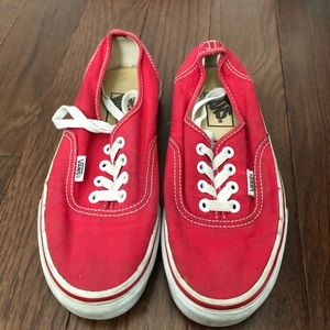 Red classic vans